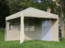 Tweedehands: partytent 3 x 3 m pvc pro HQ beige