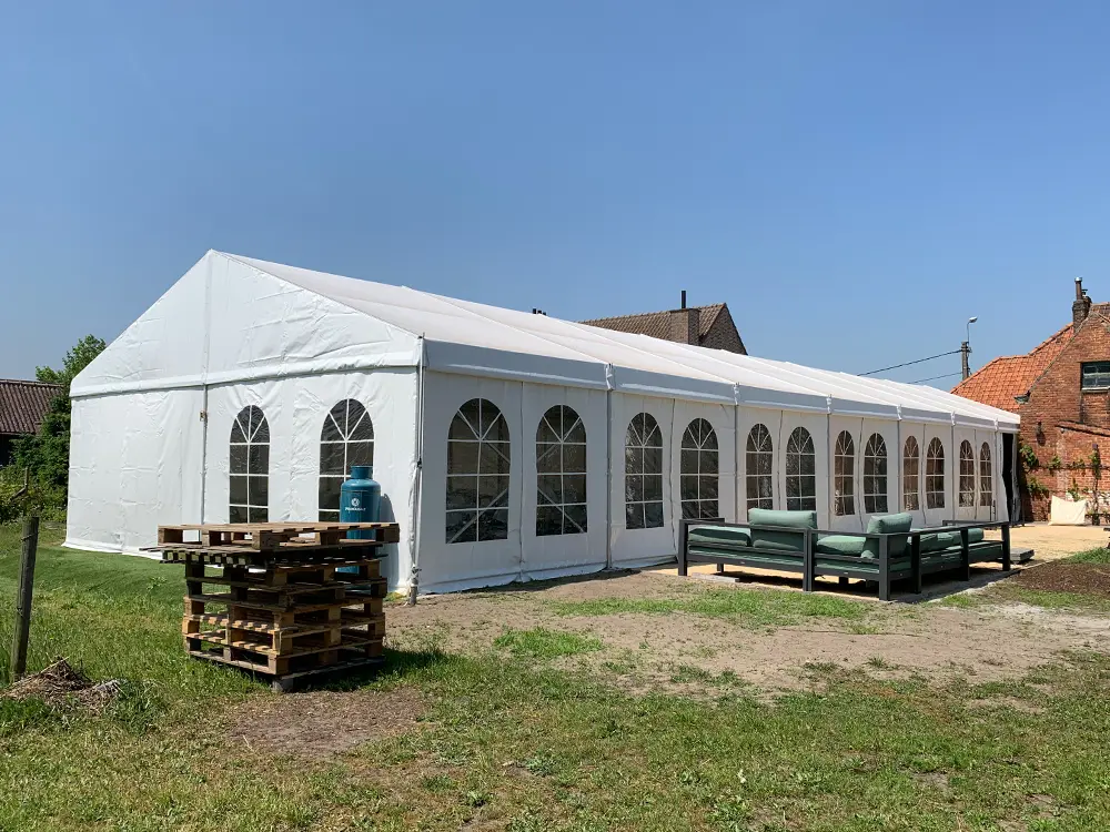Modulaire kadertent 8 meter breed