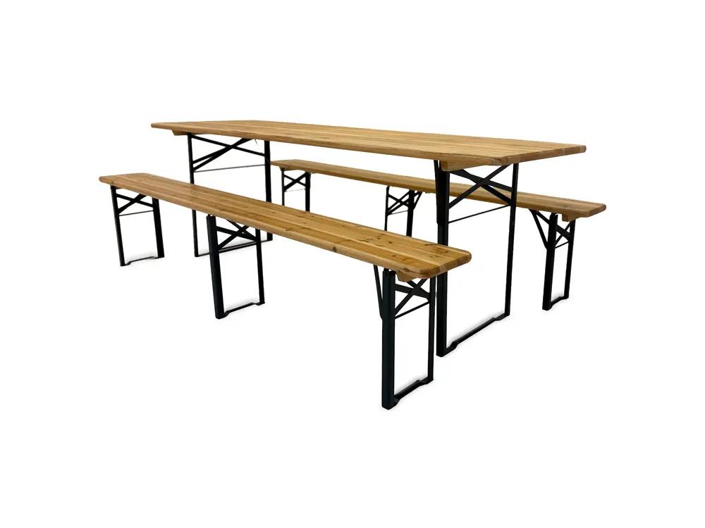 Biertafelset 220 x 70 cm - standaard