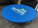 Bedrukte topcover ronde tafel