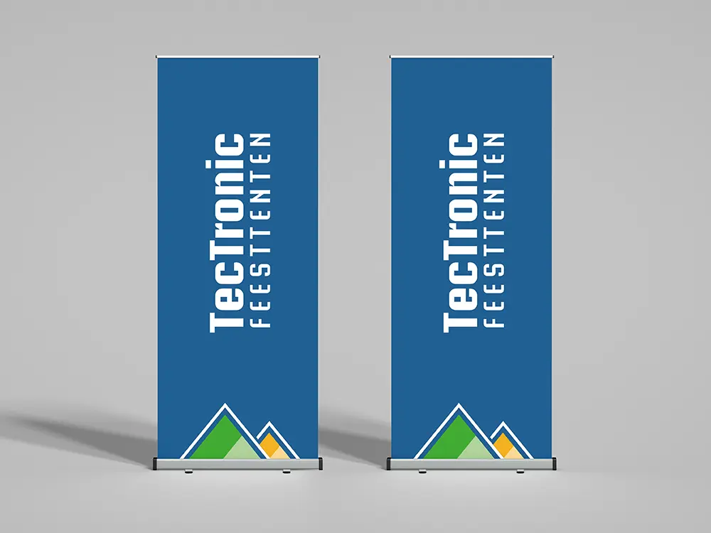 Roll-up banner  (60 x 205 cm)