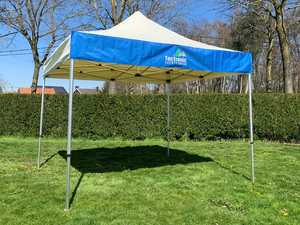 Bedrukte afneembare banner easy-up tent (1 zijde)