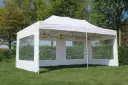 Einde reeks: vouwtent 4 x 8 m Solid 50 pvc wit