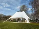 Tweedehands: stertent twin 12 m wit
