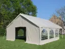 Tweedehands: partytent 4 x 8 m pvc pro beige