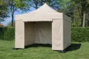 Einde reeks: easy-up tent 3 x 3 m Solid 50 pvc beige