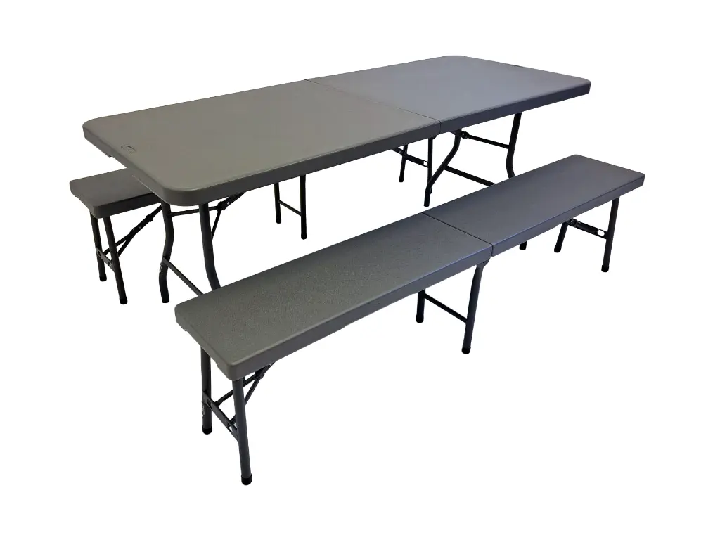 Promopakket - Tafel 180 cm, 2 inklapbare banken