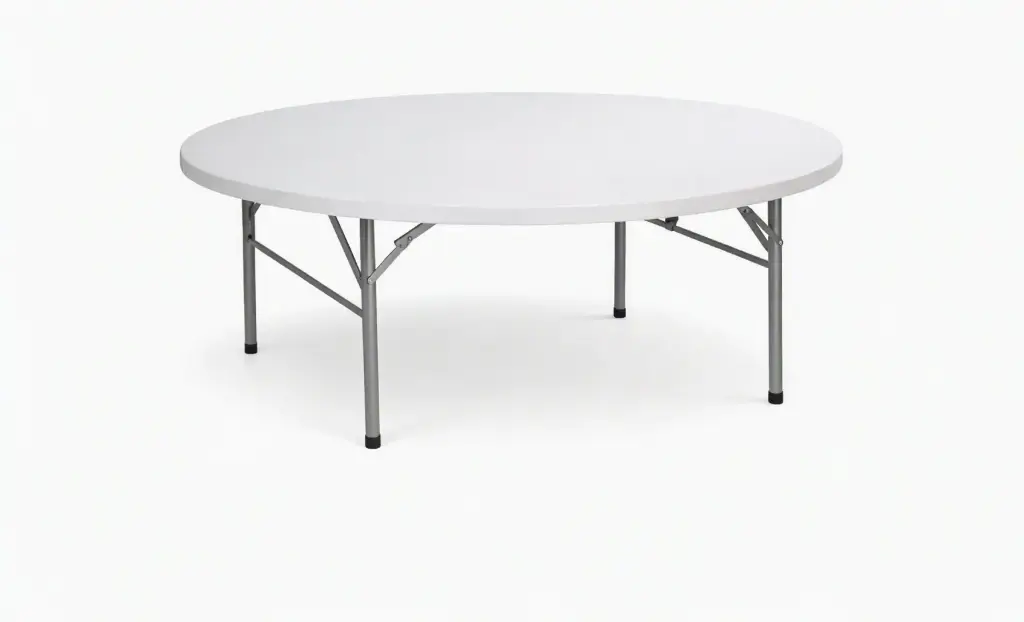 Einde reeks: ronde klaptafel 180 cm