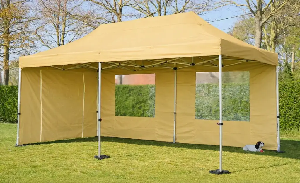 Tweedehands: easy-up tent 3 x 6 m Solid 30 ecru
