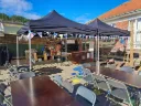 Tweedehands: easy-up tent 3 x 3 m Solid 40 zwart