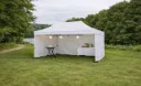Einde reeks: easy-up tent 3 x 4,5 m Solid 50 pvc wit