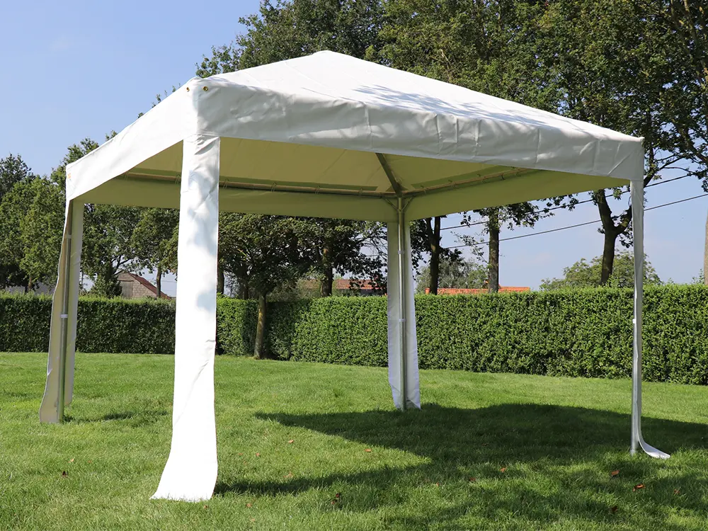 Partytent 3 x 3 m pvc pro 50 HQ (Wit)