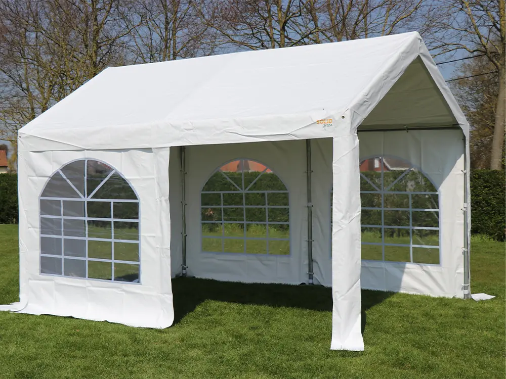 Partytent 3 x 4 m pvc pro 50 HQ (Wit)