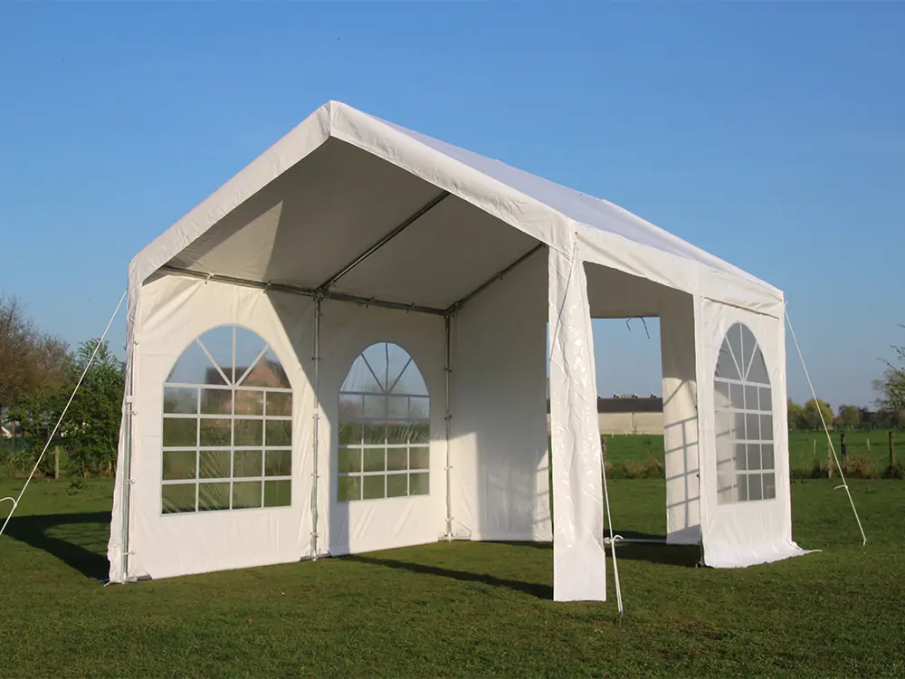 Partytent 3 x 4 m pvc pro (Wit)