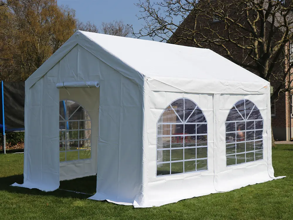 Partytent 4 x 4 m pvc pro 50 HQ (Wit)