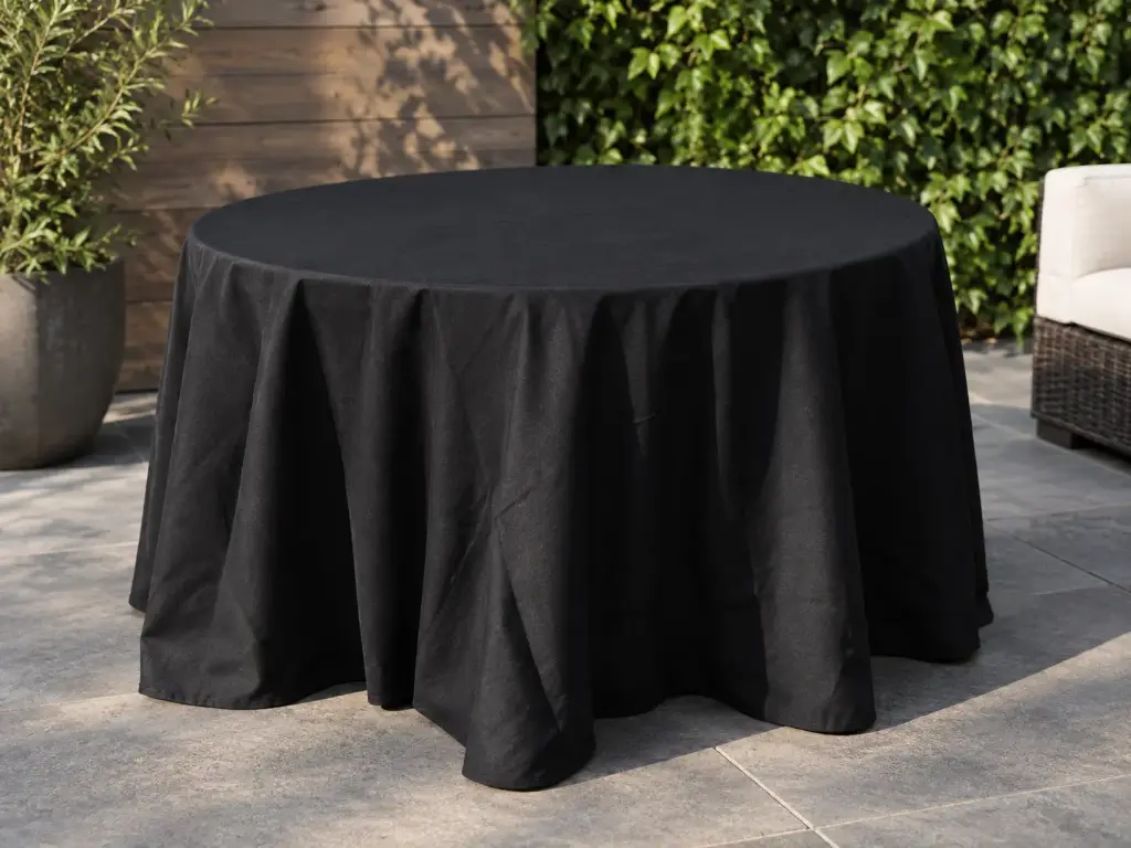 Tafellaken voor ronde klaptafel 150 cm 