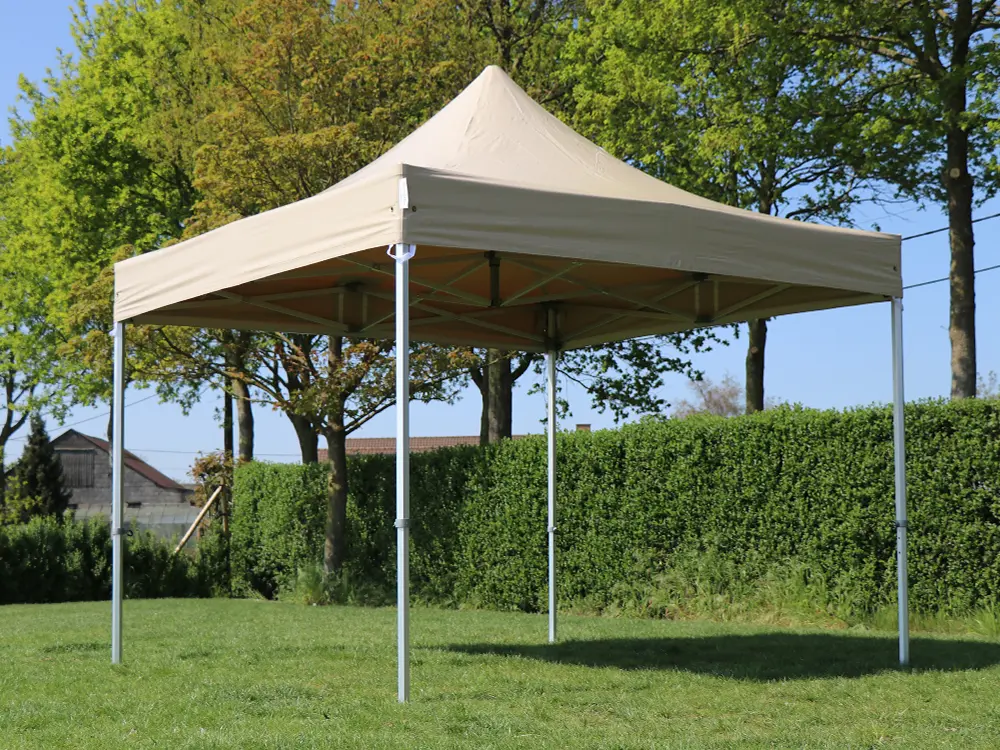 Easy-up tent 3 x 3 m Solid 50 pvc (Wit)