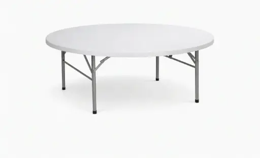 Einde reeks: ronde klaptafel 180 cm