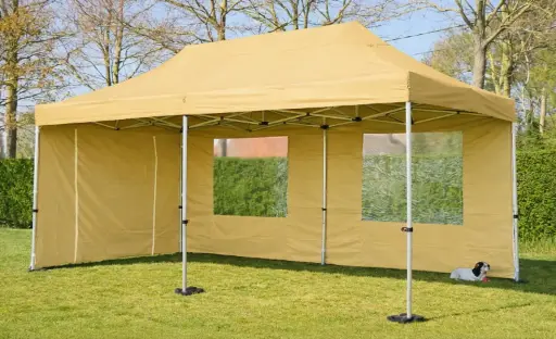 Tweedehands: easy-up tent 3 x 6 m Solid 30 ecru