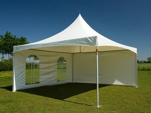 Pagodetent 5 x 5 m pvc pro: zijwandenpakket