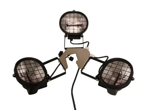 Easy-up tent 3-head verwarming infrarood